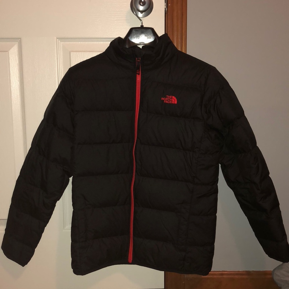 Northface Black/Red Puffy Jacket